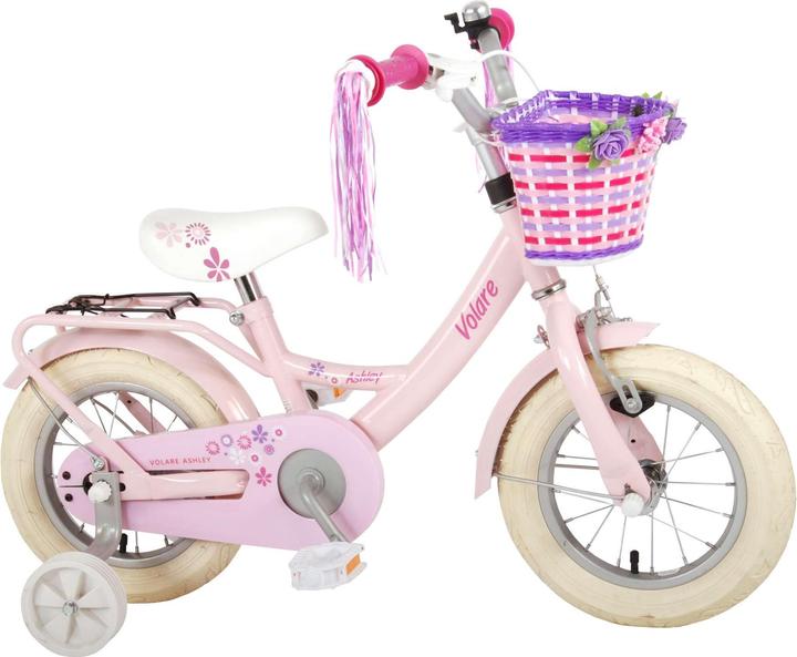 Produktbild Volare Ashley Kinderfiets - Meisjes - 12 inch - Roze - 95% afgemonteerd (12")