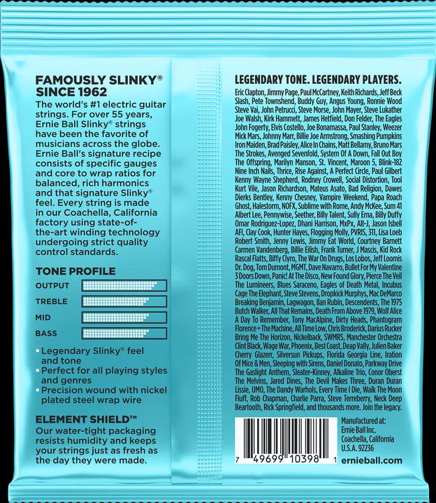 Immagine prodotto Ernie Ball Mighty Slinky (6 x, Chitarra elettrica, 0.04")