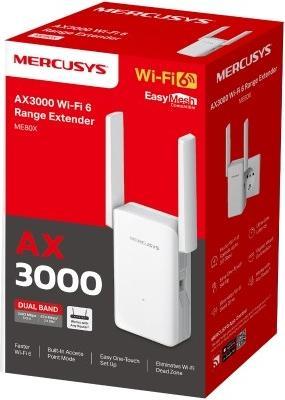 Immagine prodotto Mercusys WRL RANGE EXTENDER 3000MBPS/ME80X (2402 Mbit/s)