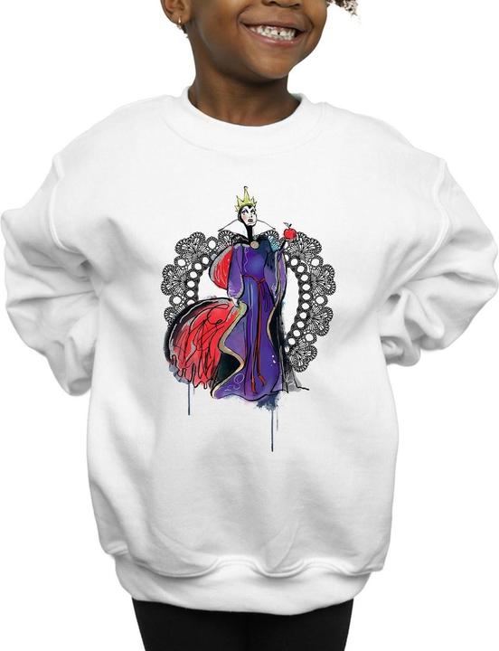 Actual product image Disney Girls Villains Maleficent Sketch Sweatshirt (140, 146)