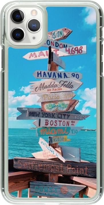Actual product image PhoneLook Coque transparent Cool Cities Directions (Apple iPhone 11 Pro Max)