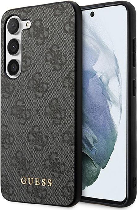 Actual product image Guess case for S24+ S926 GUHCS24MG4GFGR hardcase 4G Metal Gold Logo black (Samsung Galaxy S24+)
