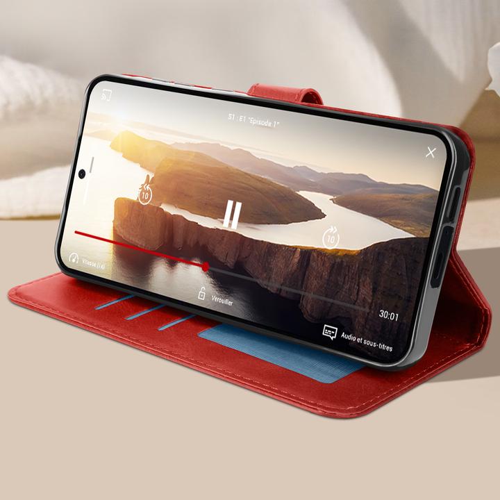 Actual product image Avizar Wallet Cover with Strap Series (Samsung Galaxy A55)