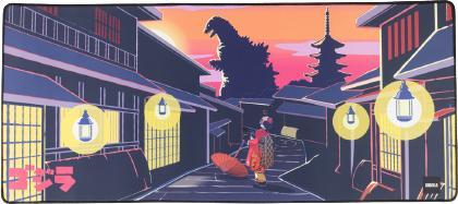 Actual product image Itemlab Godzilla tapis de souris Oversized Japanese Godzilla Skyline