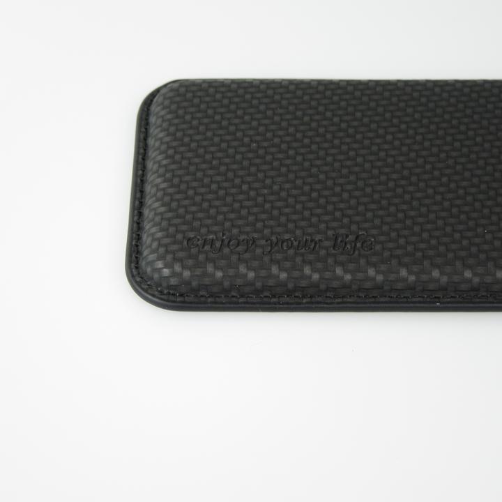 Produktbild PhoneLook Magnetischer Kartenhalter Wallet Carbon Effekt Kompatibel mit MagSafe (Apple iPhone 12, Realme 12 Pro+)