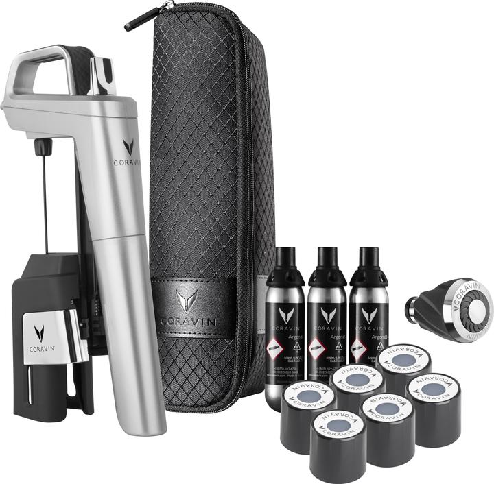 Actual product image Coravin Wine pourer Timeless Six+ 12 pieces, silver (Wine pourer)