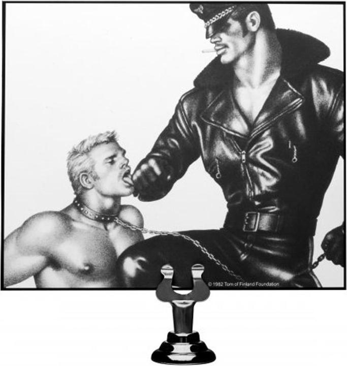 Actual product image Tom of Finland Gun Metal Leash