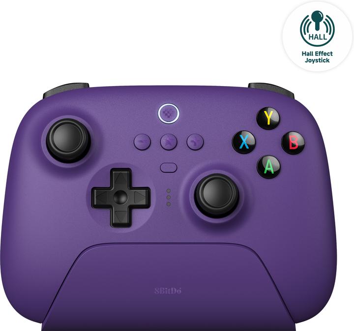 Actual product image 8bitdo Ultimate Wireless Controller - Hall Edition -langaton peliohjain, purppura, PC / Android / (Android, Windows)