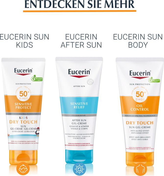 Produktbild Eucerin SUN Face Oil Control Gel-Creme LSF 50+ (Sonnencreme Gesicht, SPF 50+, 50 ml, 95.31 g)