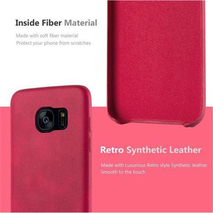 Produktbild Cadorabo Hard Cover Kunstleder mit Struktur (Samsung Galaxy S7 Edge)