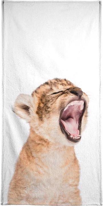 Actual product image Juniqe Sleepy Leopard - Leopards (70 x 140 cm)