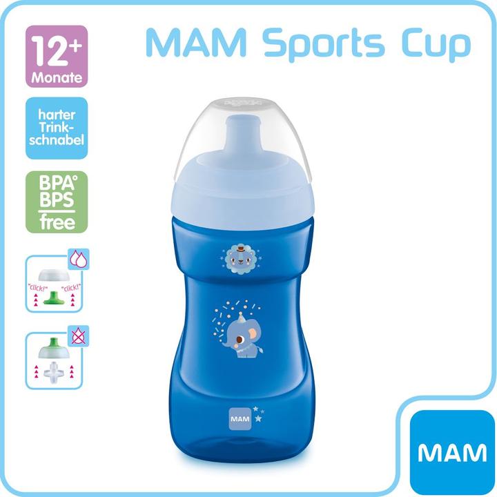 Actual product image MAM Sports Cup, 330 ml, elephant (330 ml)