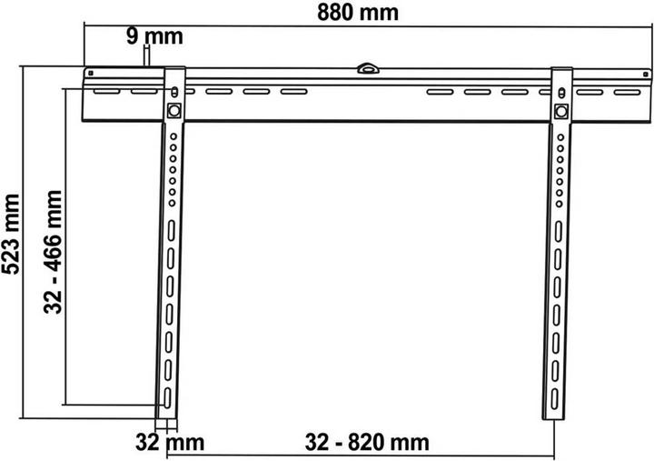 Immagine prodotto myWall Supporto TV a parete 94,0 cm (37) 177,8 (70) Rigido (Muro, 70", 65 kg)