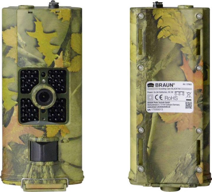 Immagine prodotto Braun Photo Fotocamera da gioco Scouting Cam BLACK700