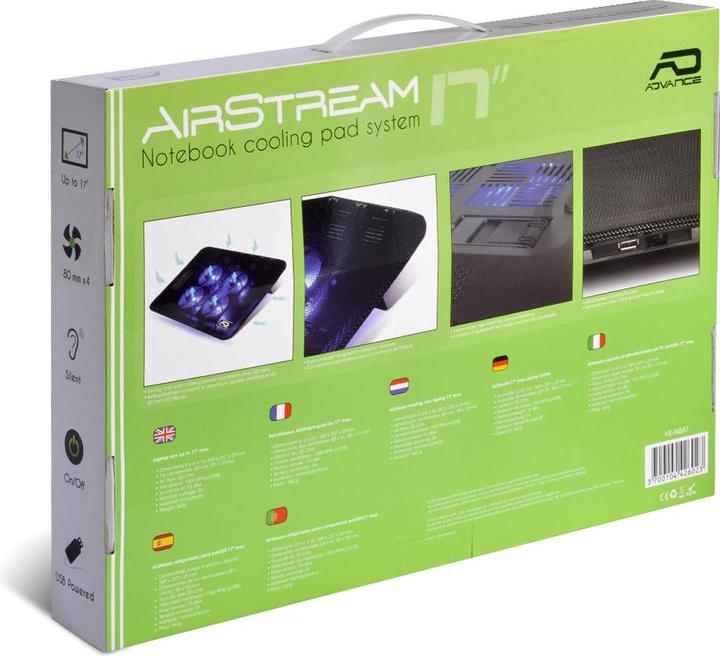 Produktbild Advance SUPPORT VENTILÉ AIRSTREAM VE-NB57 17,3 MAX