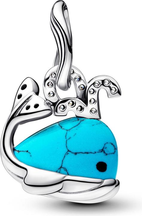 Produktbild Pandora Türkisfarbener Wal-Anhänger (Silber 925)