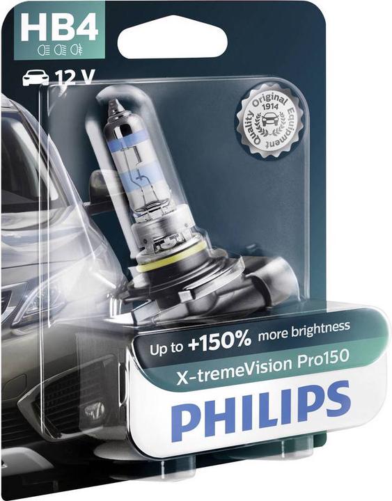 Image du produit Philips Ampoule halogène pour phare HB4 X treme Pro150 (HB4)