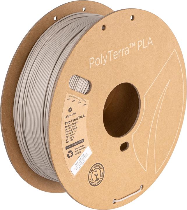 Produktbild Polymaker PolyTerra PLA (PLA, 1.75 mm, Weiss)