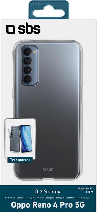 Immagine prodotto SBS Skinny Cover Oppo Reno4 Pro 5G, trasparente (Oppo Reno 4 Pro)
