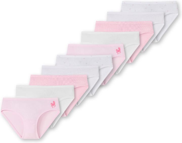 Produktbild Schiesser 10er Pack 95/5 Kids Girls Organic Cotton Slips (116, 10er Pack)