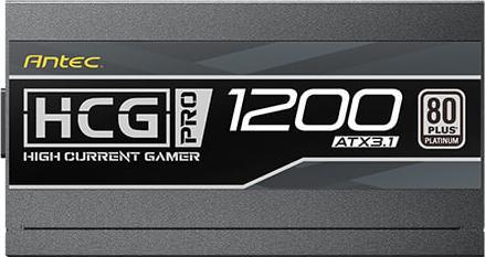 Image du produit Antec Bloc d'alimentation HCG 1200 PRO P EC ATX3.1 Modular 80+ Platin retail (1200 W)