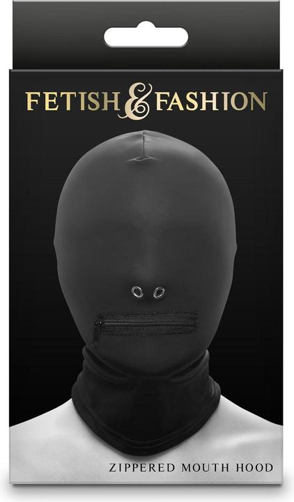 Produktbild NS Novelties fetish & fashion zippered mouth hood black