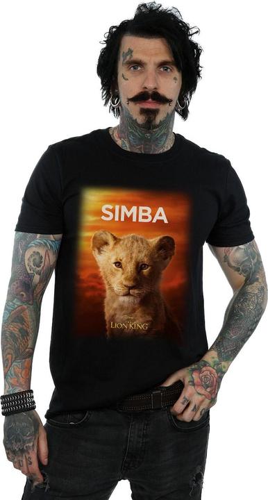 Actual product image Disney Mens The Lion King Movie Baby Simba Poster T-Shirt (M)
