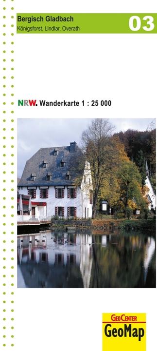 Image du produit Carte géographique : Land NRW:WK 03 Bergisch Glad