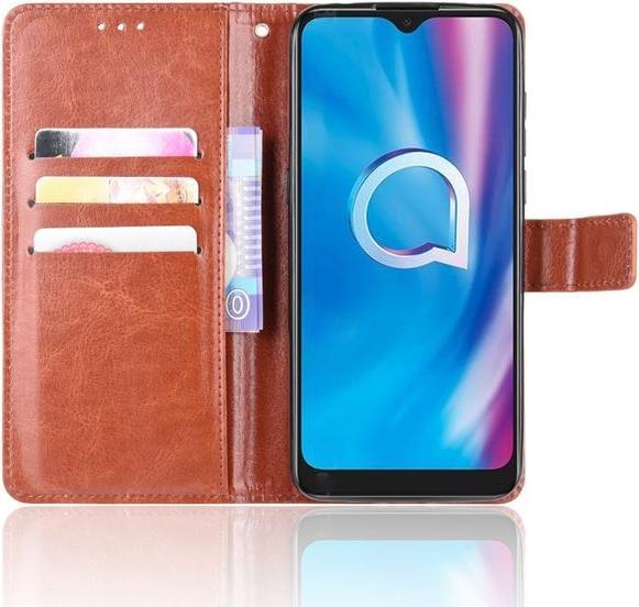 Immagine prodotto MU Classic Crazy Horse III serie di copertine in pelle per libri (1S (2020), Alcatel 3X (2020))