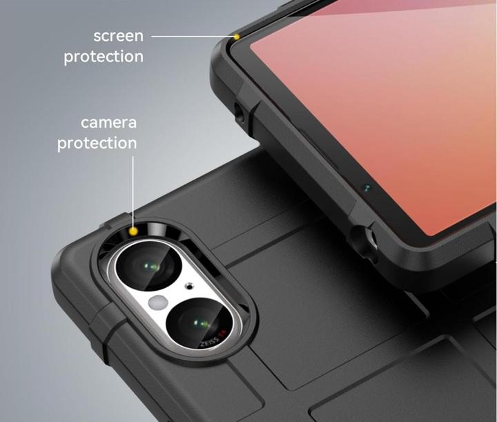 Produktbild Screenguard Sony Xperia 5 V Rugged Shield Hülle (Sony Xperia 5 V)