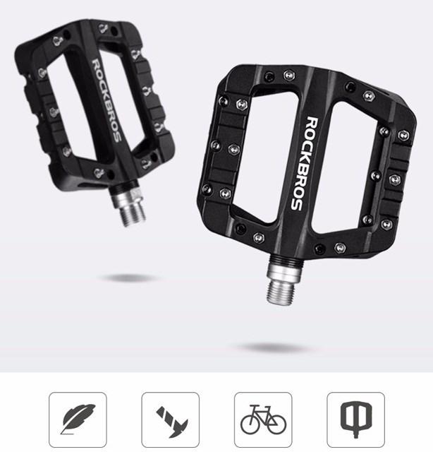 Produktbild Rockbros 2017-12CBK Nylon-Fahrradpedal-Set – Schwarz