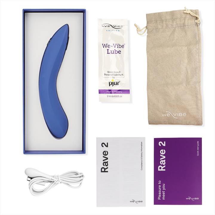Actual product image We-Vibe Rave 2 G-Spot Vibrator Blue