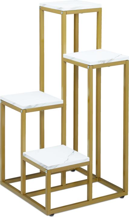 Actual product image Relaxdays Plant stand with 4 shelves