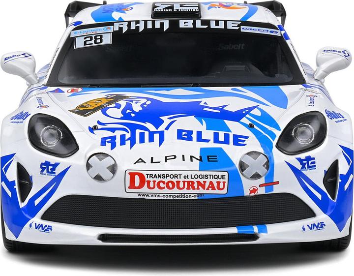 Actual product image Solido 1:18 Alpine A110 Rally #28 white