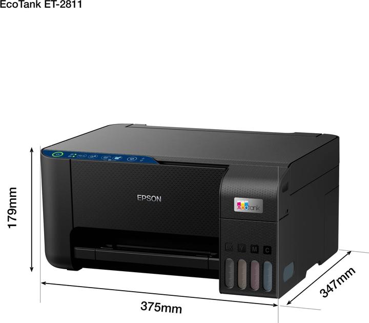 Image du produit Epson EcoTank ET-2811 (Réservoir d'encre, Couleur)