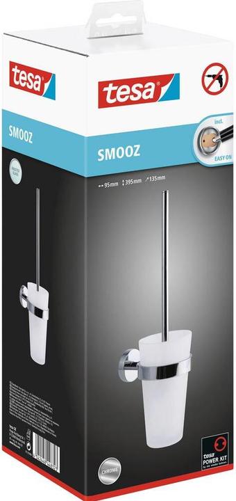 Image du produit tesa SMOOZ Ensemble brosse WC avec solution adhésive sans perçage