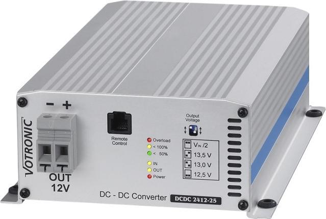 Votronic 3336 Gleichspannungs-Wandler DC/DC 1212-45 12V auf 12,5V,13V, 13,5V