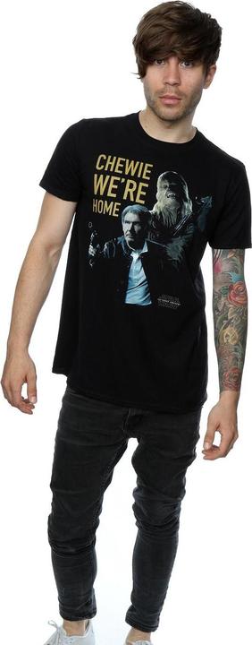 Immagine prodotto Star Wars Force Awakens Chewie We're Home Maglietta Uomo (M)