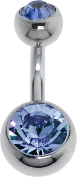 Bijouteria Bauchpiercing (Titan, Kristall)