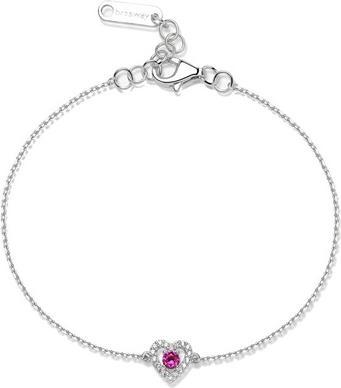 Brosway Silver Bracelet Heart With Zircons Passion Ruby Fancy Fpr129