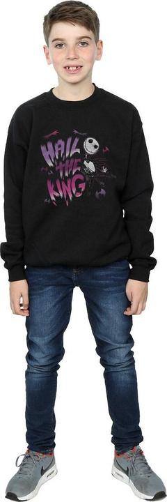 Actual product image Disney Boys Nightmare Before Christmas Hail The King Sweatshirt (128)
