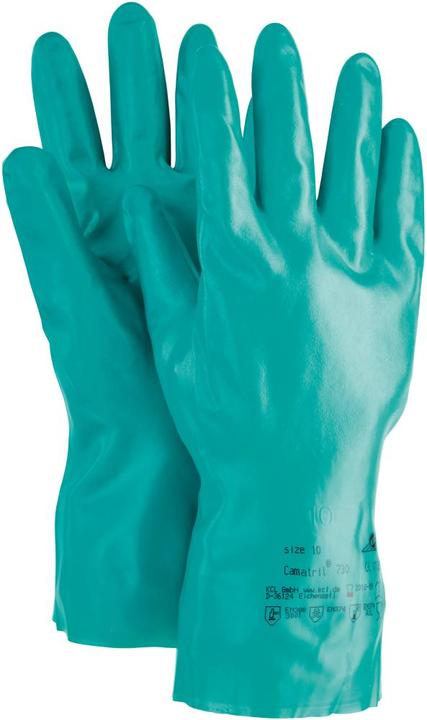 Produktbild KCL Handschuh Camatril 730, 310 mm, Gr. 9, grün (9)