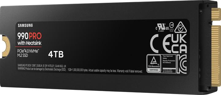 Produktbild Samsung 990 Pro mit Heatsink (4000 GB, M.2 2280)