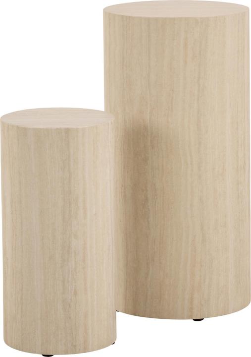 Produktbild AC Design Dice Podest grauer Marmor River-Rohpapier