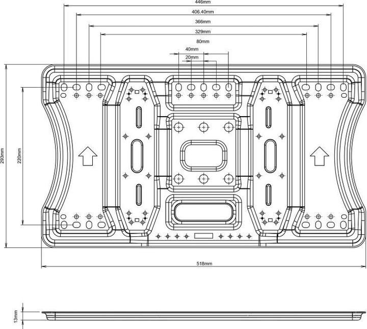 Actual product image Multibrackets M VESA Super Slim Tilt & Turn HD (Wall, 85", 52 kg)