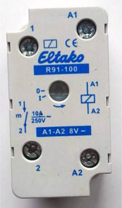 Produktbild Eltako Schaltrelais R91 100 8V 1Sfür Abzweigdosen91100410