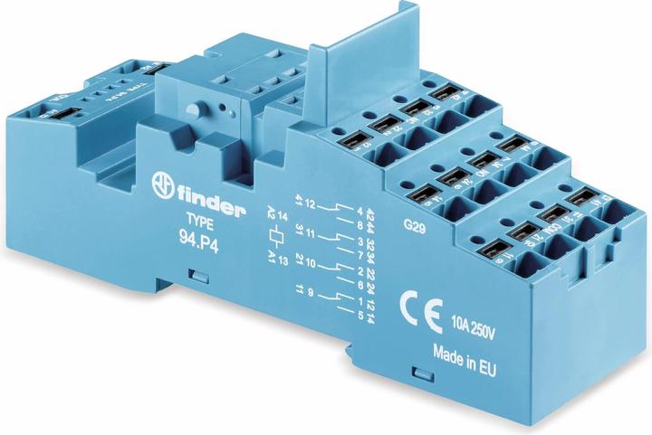 Finder Push-in socket Type 55.34 relays (Socle de relais)