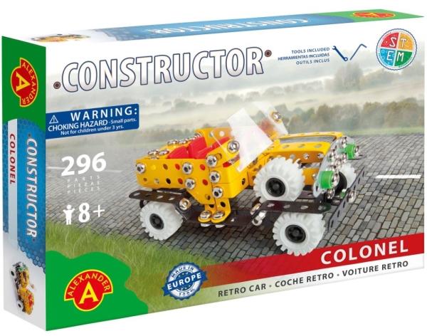 Actual product image Alexander Retro Bil Metal Konstruktionsbyggesaet - Colonel