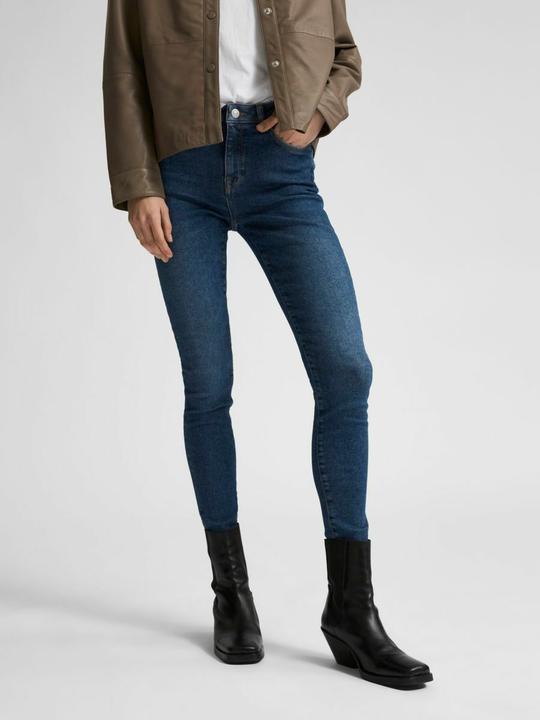 Produktbild Selected Femme Bio-Baumwoll Skinny-Fit Jeans (W25/L32)