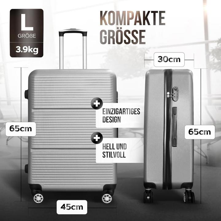 Image du produit DS-Lux Hartschalen-Koffer (88 l, M (50 - 90l))